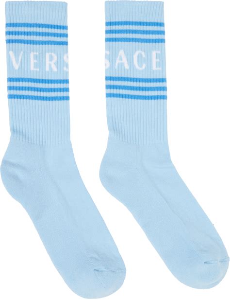 blue versace socks|versace socks vintage white.